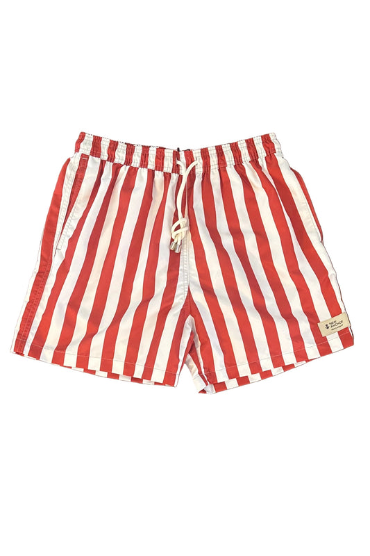 Red Striped Shorts