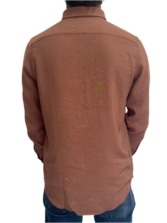 Camisa Café en rayón