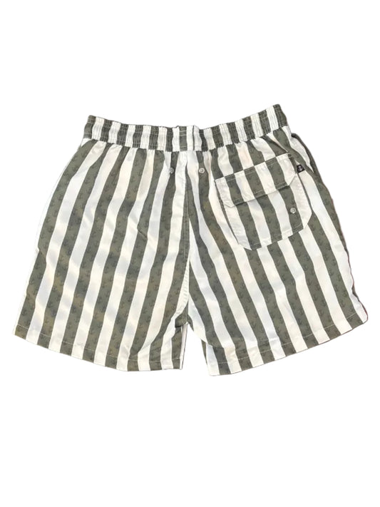 Pantaloneta rayas verdes y blancas