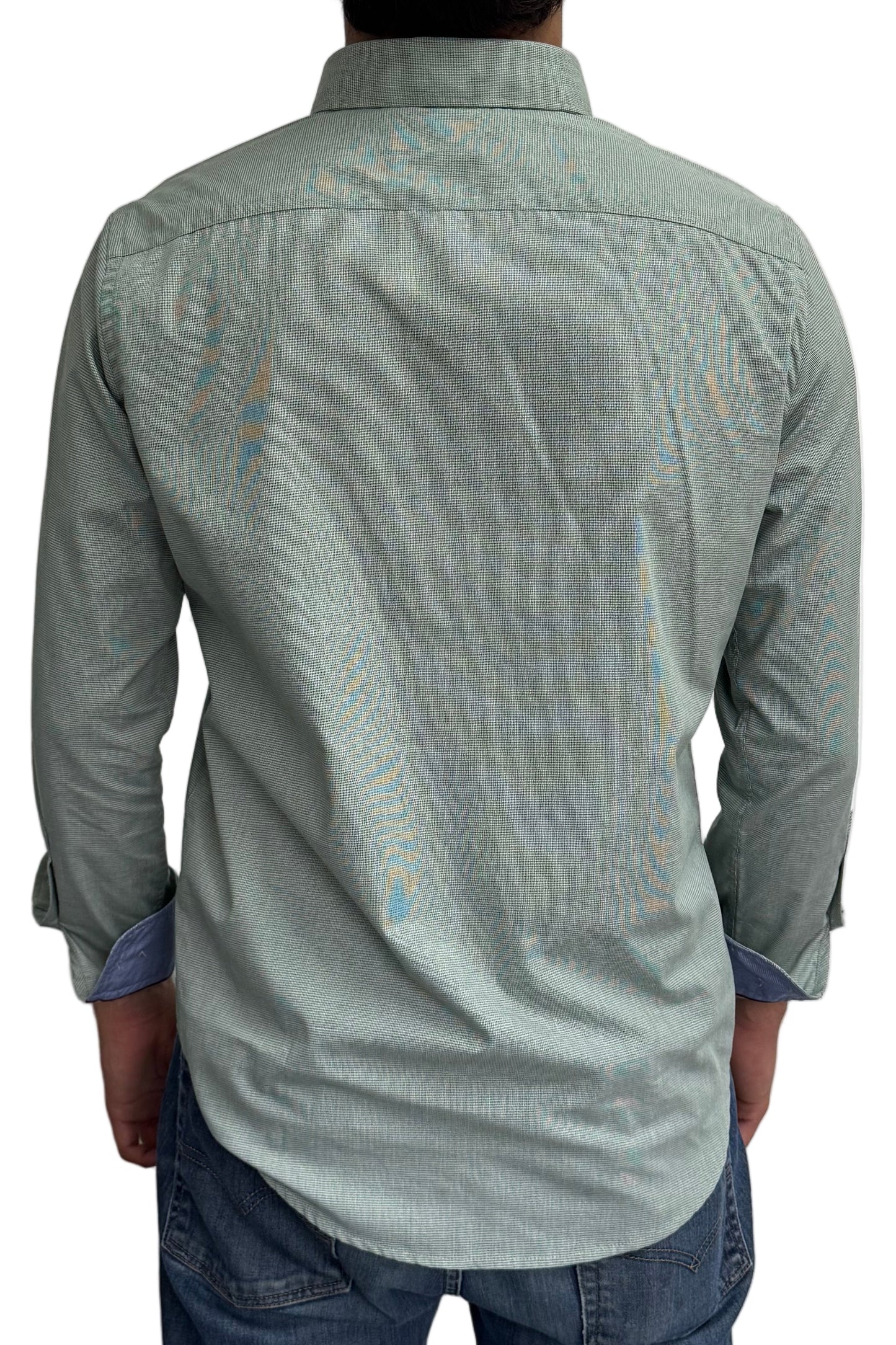 Camisa Punteado Verde