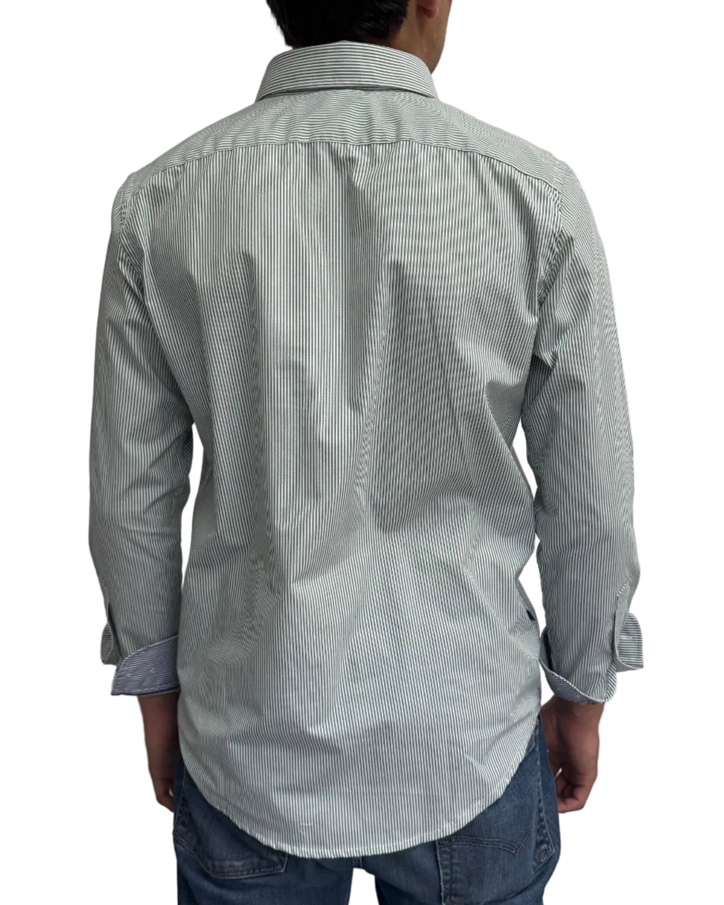 Camisa Rayas Verde