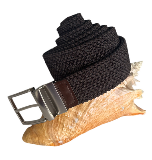 Correa doble Flaz negra y café