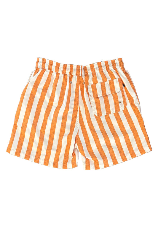 Pantaloneta rayas naranjas y blancas