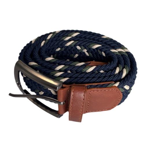 Correa Navy, beige y verde