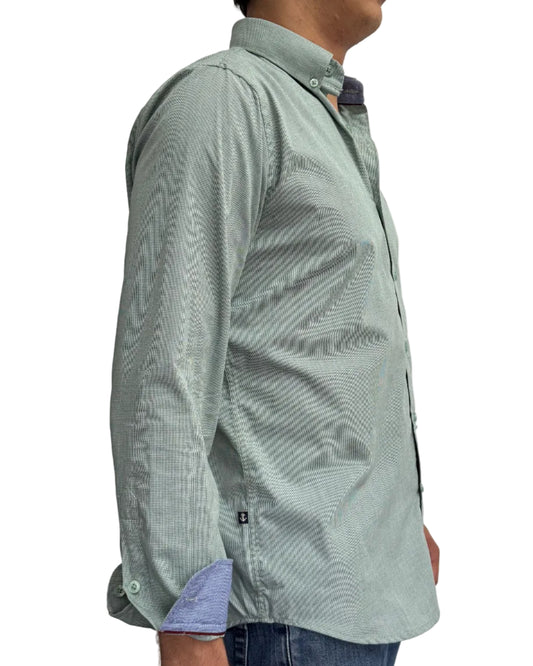 Camisa Punteado Verde