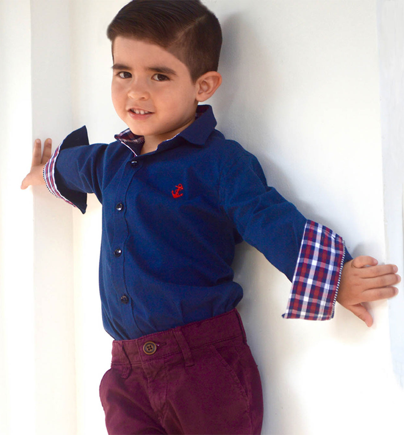 Camisa Niño Azul Navy