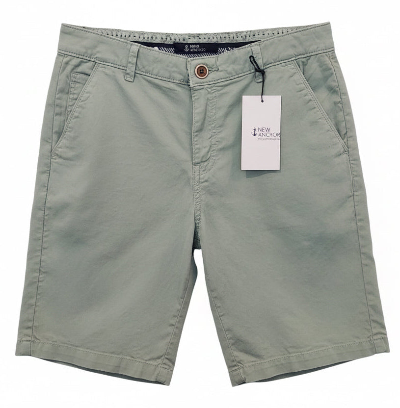 Light Green Boy's Bermuda Shorts