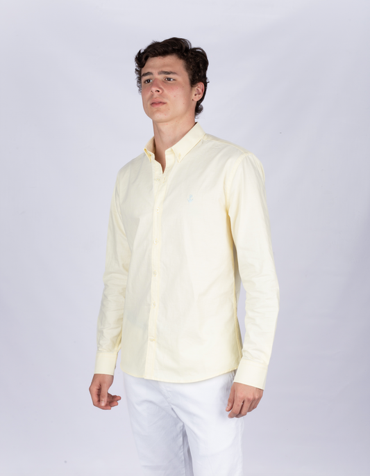 Camisa Oxford Amarilla
