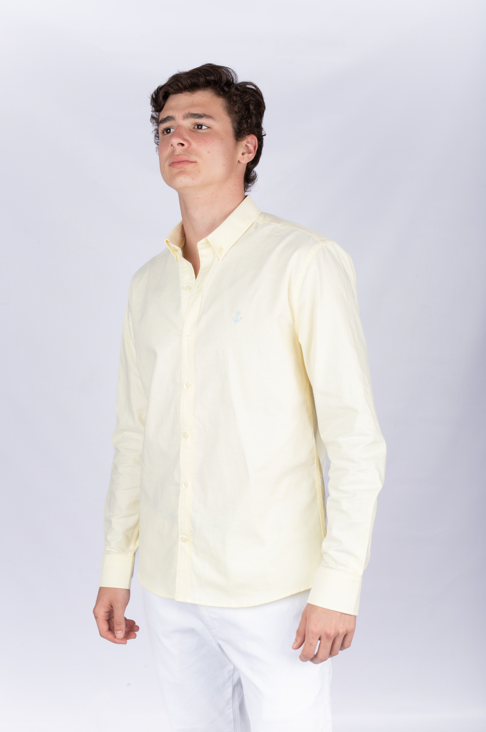 Camisa Oxford Amarilla