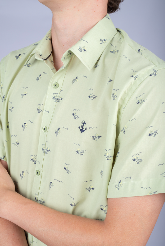 Camisa Verde Palmeras
