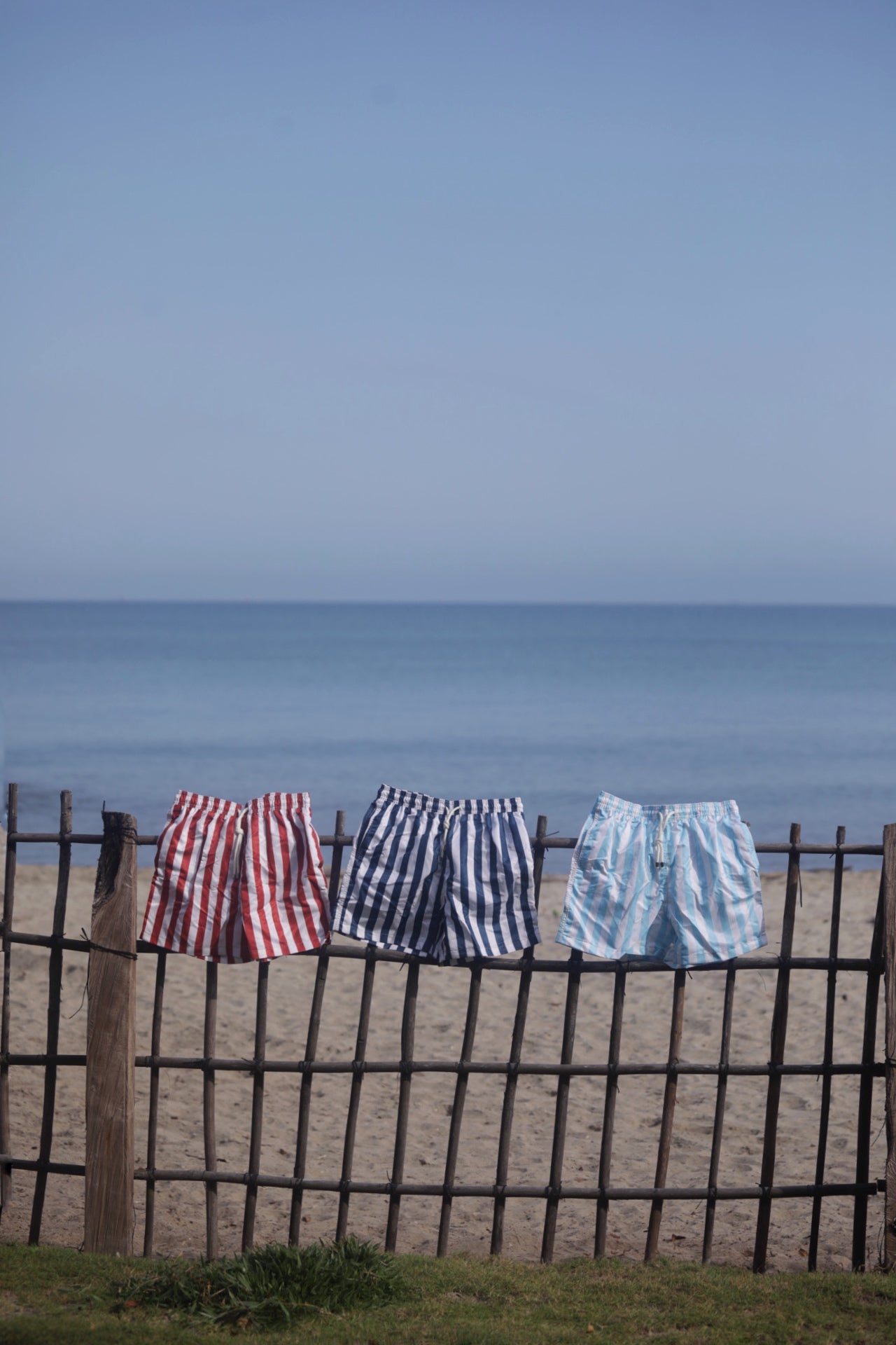 Pantaloneta Rayas Roja