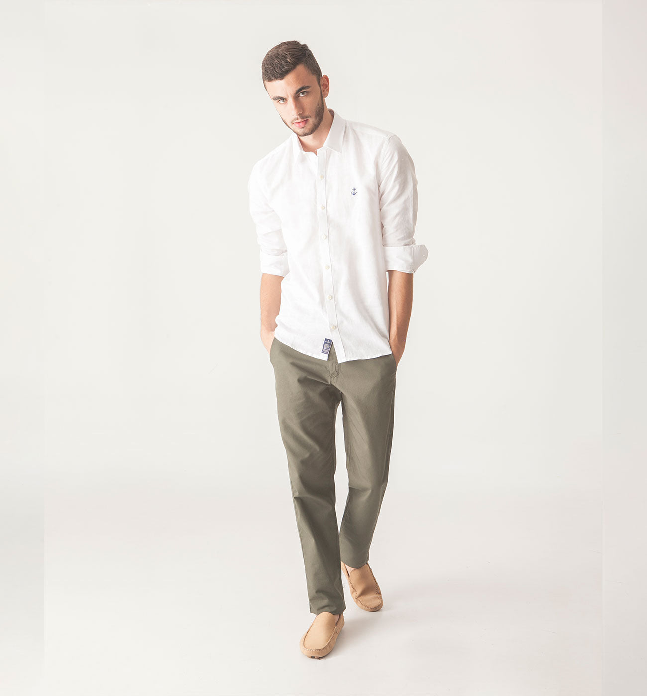 Camisa Lino Blanca