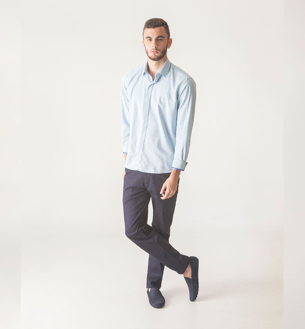 Camisa Azul Claro