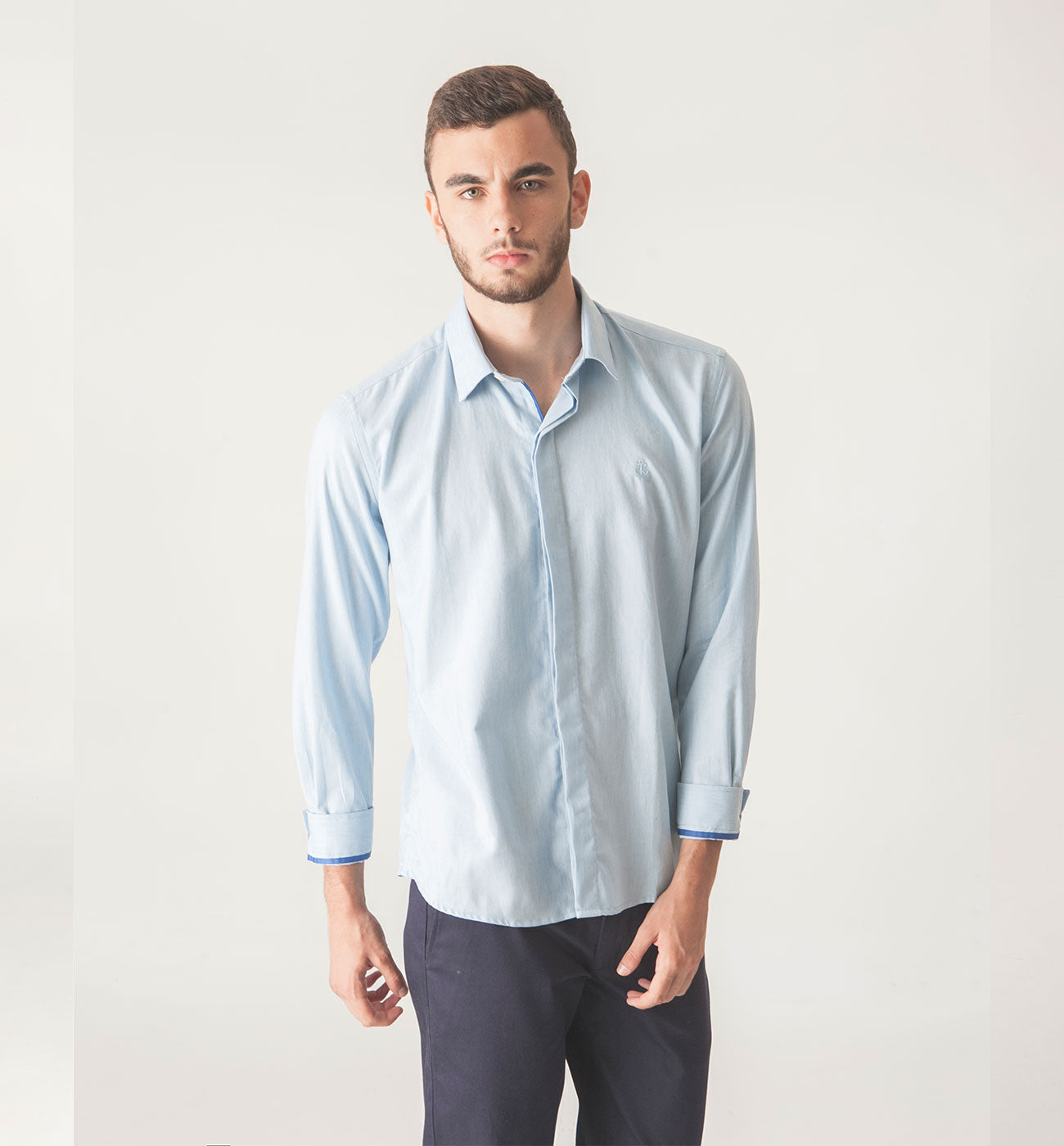 Camisa Azul Claro