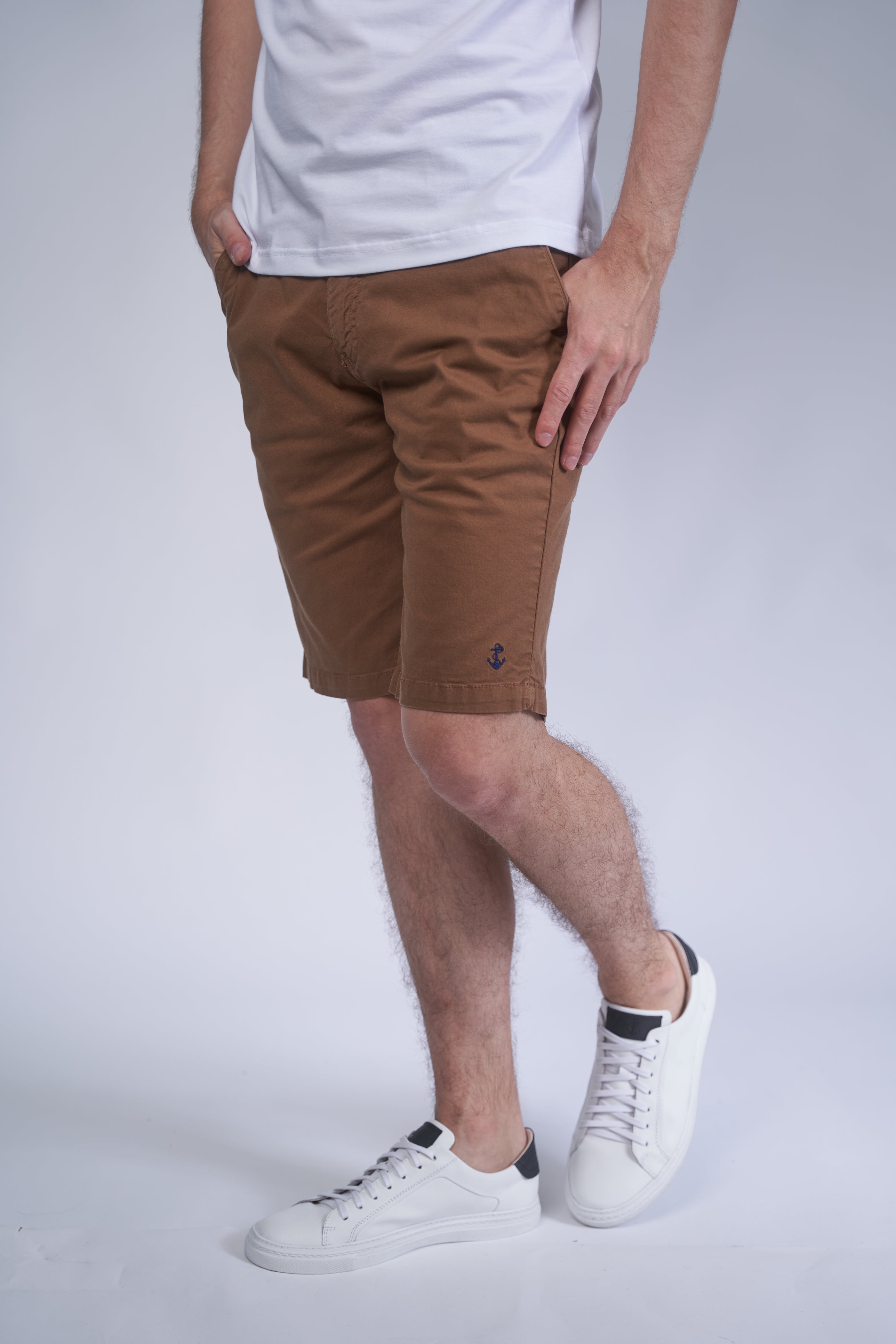 Bermuda Hombre Outfit Con Short Cafe Hombre Bermuda Combinar