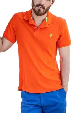Outfit Short Rojo Hombre Moda Outfit Short Naranja Polo Naranja