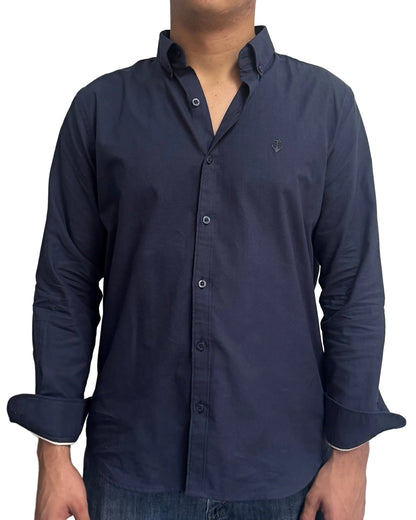 Camisa Oxford Navy