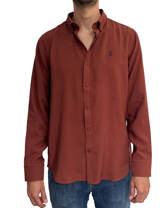 Camisa Terracota en rayón