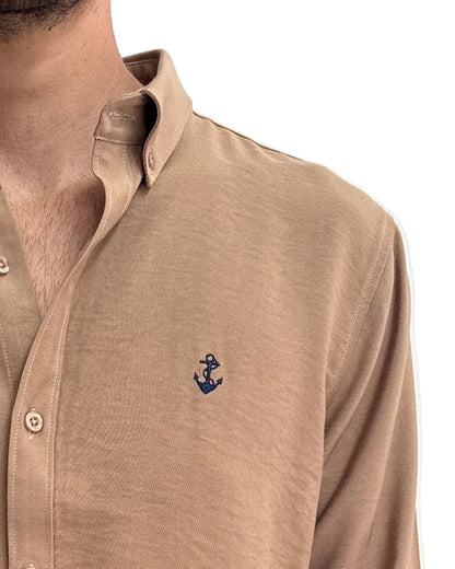 Camisa Camel en rayón
