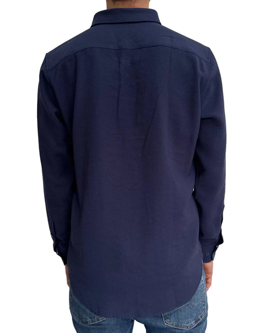 Camisa Navy en rayón