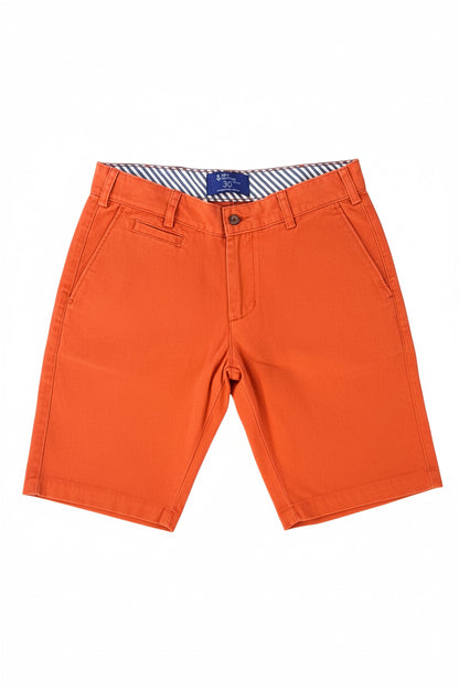 Orange Bermuda shorts 