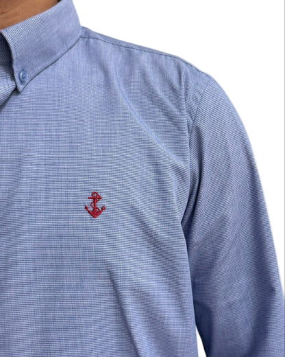 Camisa Punteado Navy