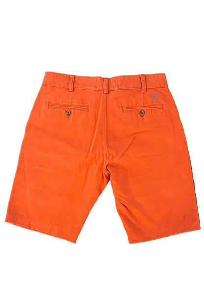 Orange Bermuda shorts 