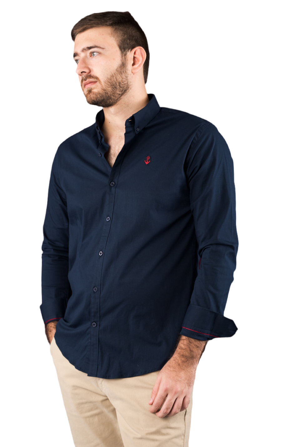 Camisa Navy A Roja