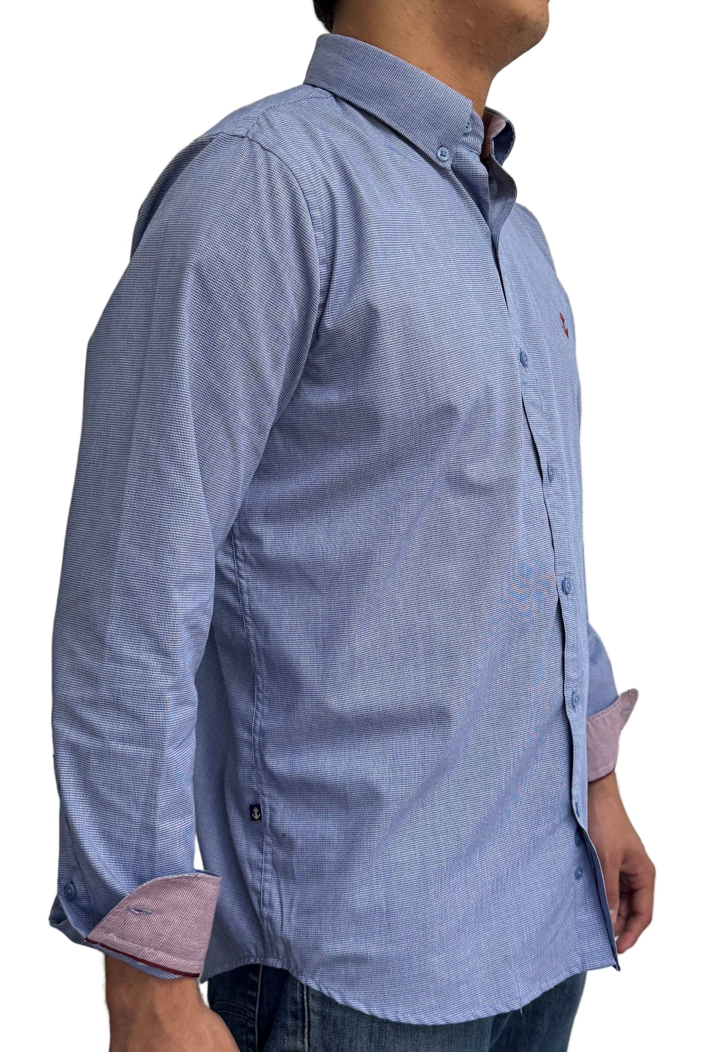Camisa Punteado Navy