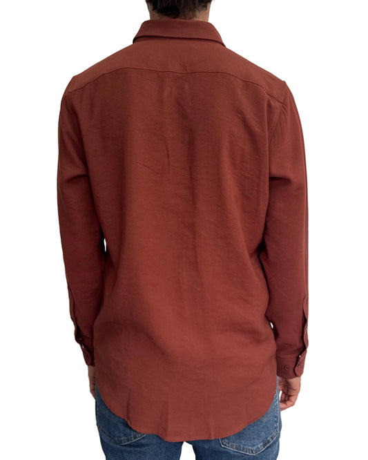 Camisa Terracota en rayón