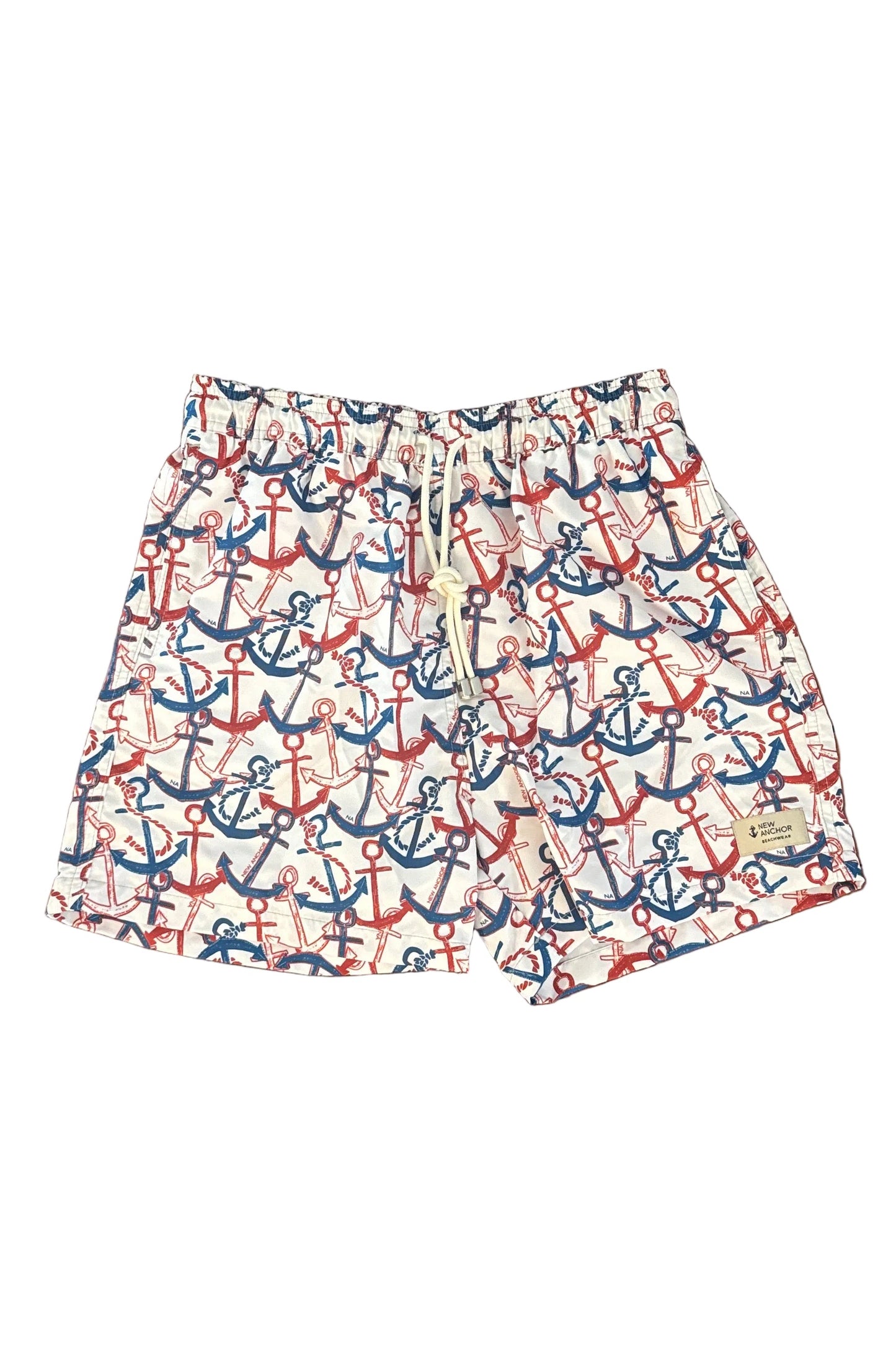 Pantaloneta Blanca Anclas Niño