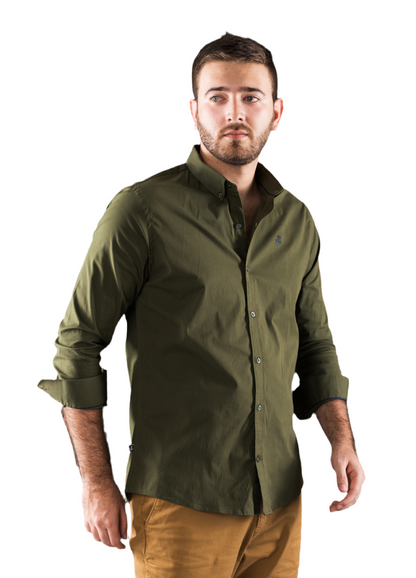Camisa Verde Militar A Navy