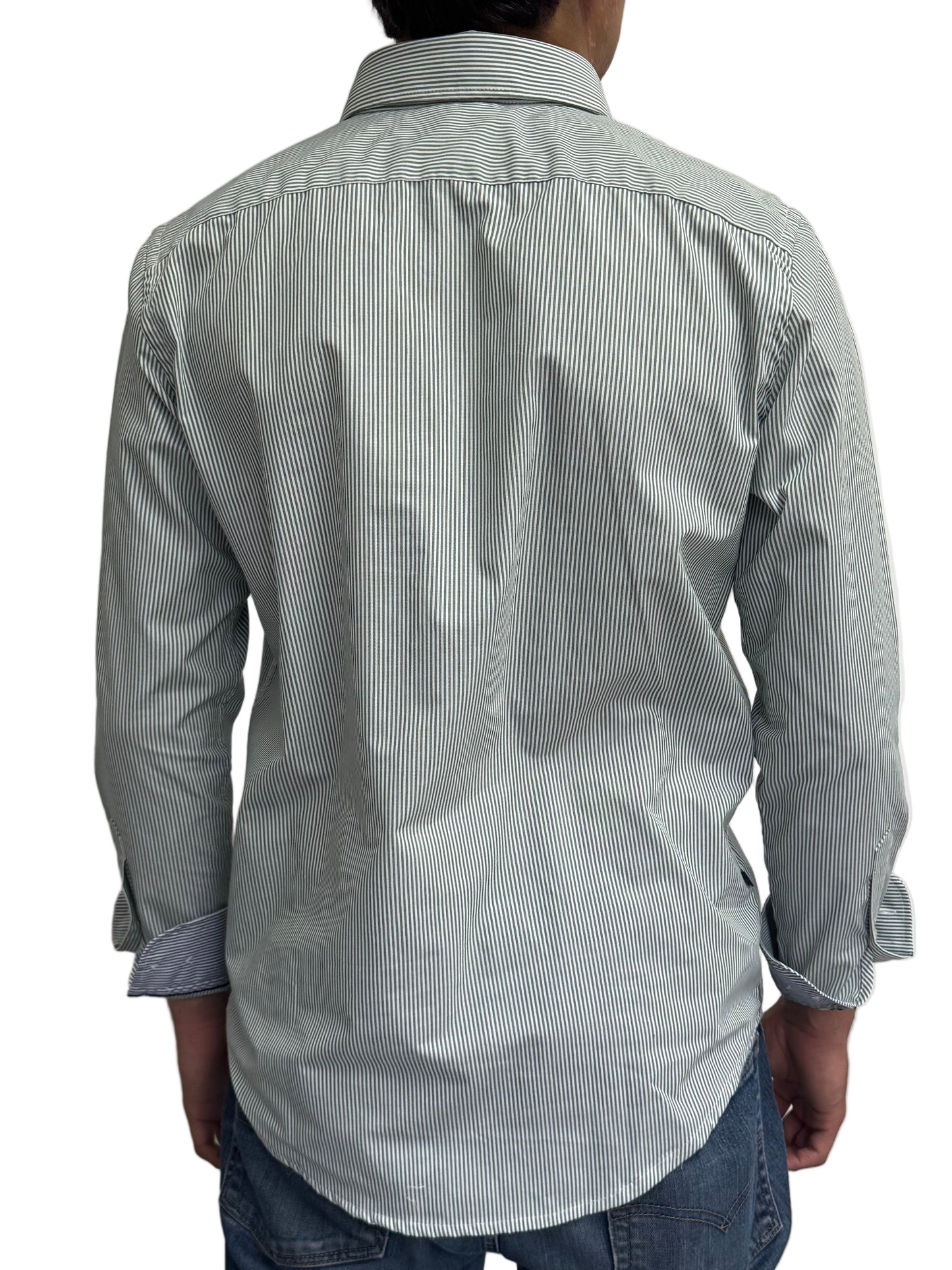 Camisa Rayas Verde