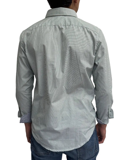Camisa Rayas Verde