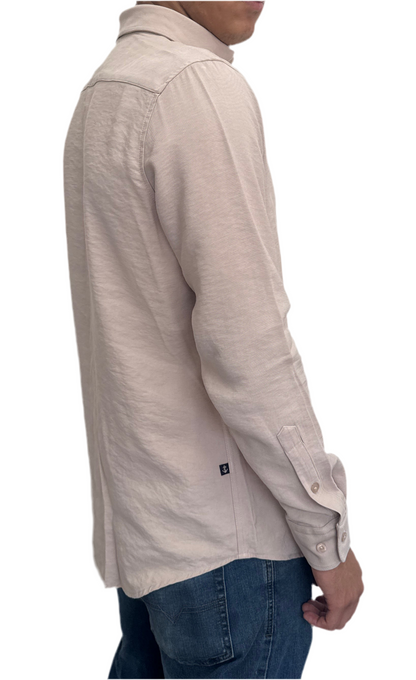 Camisa Beige en rayón