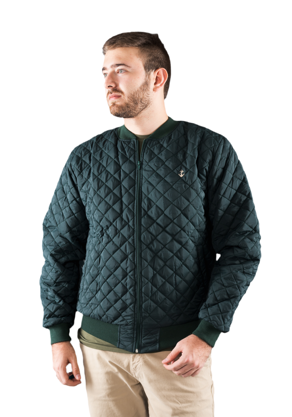 Chaqueta Verde Oscuro