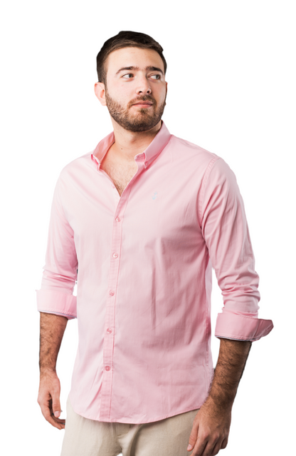 Pink to Light Blue Shirt