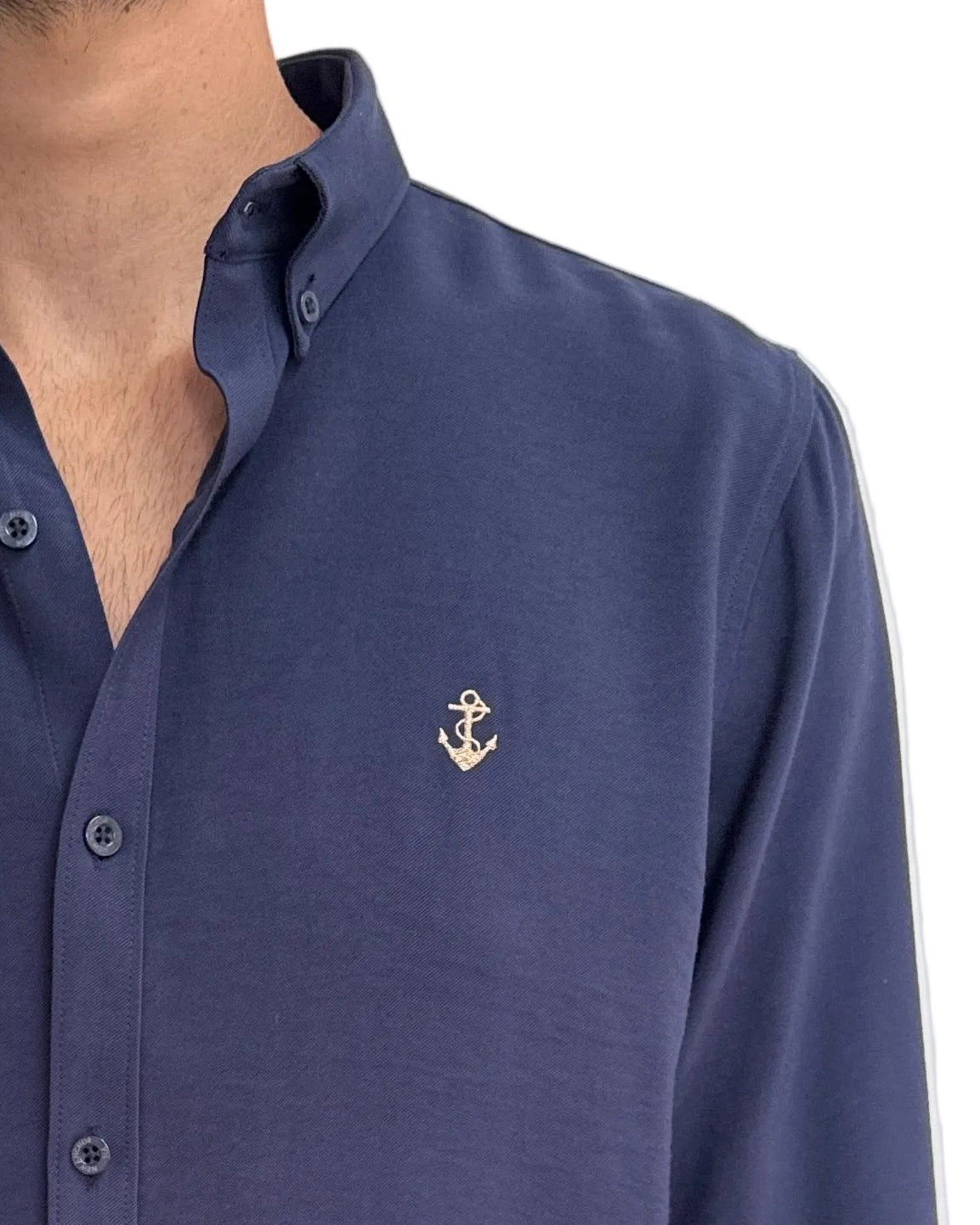 Camisa Navy en rayón