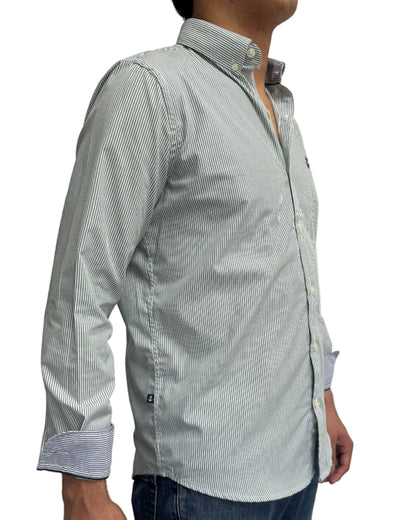 Camisa Rayas Verde