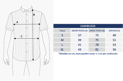 White Textured Shirt with Beige Stripes