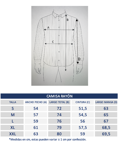 Camisa Camel en rayón