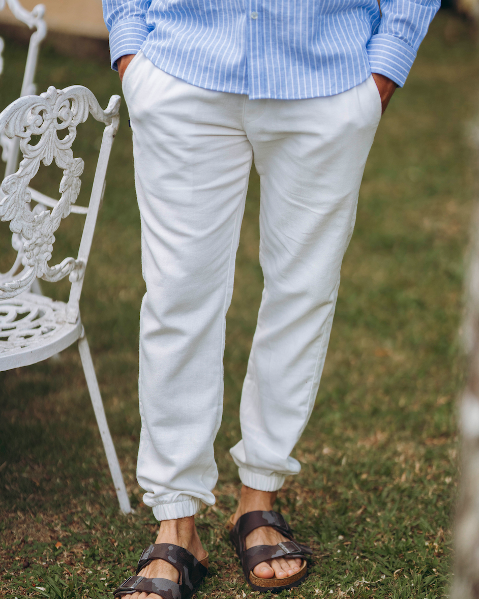 White Jogger 