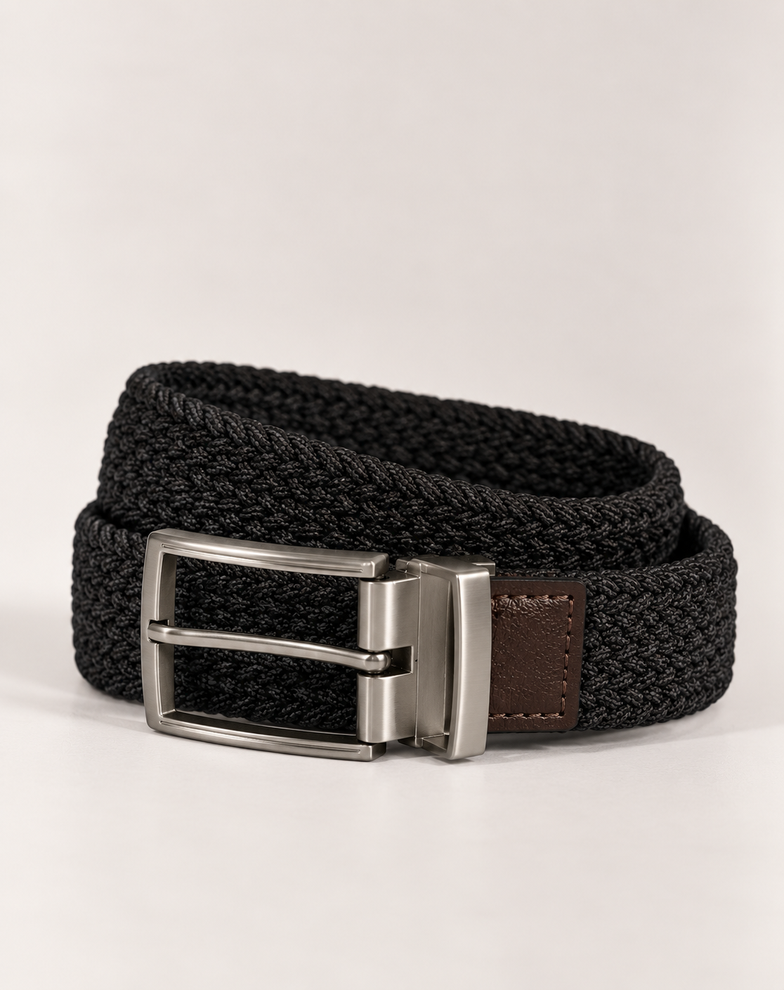 Flaz double strap, black and brown