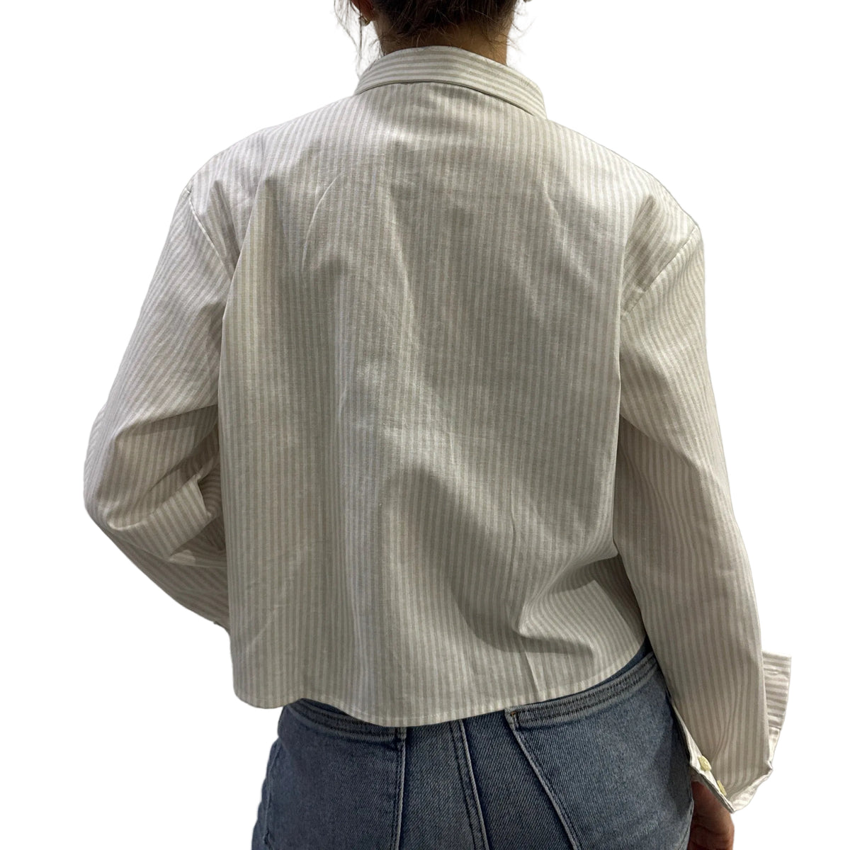 Blusa Rayas Beige