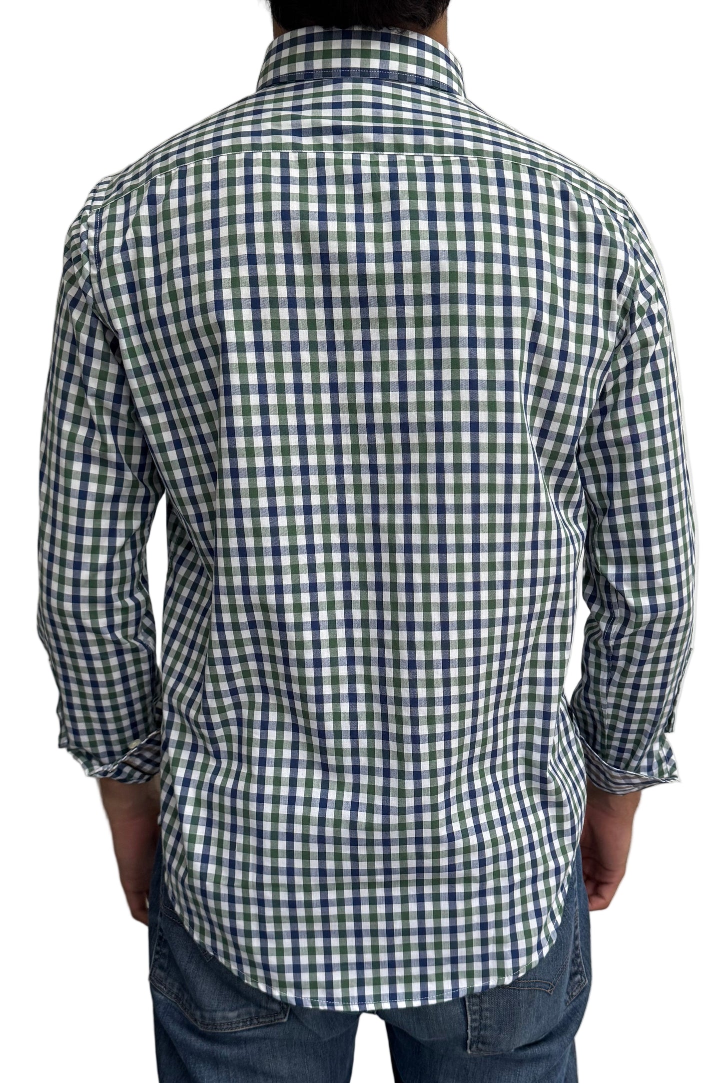 Camisa Cuadros Azul y Verde