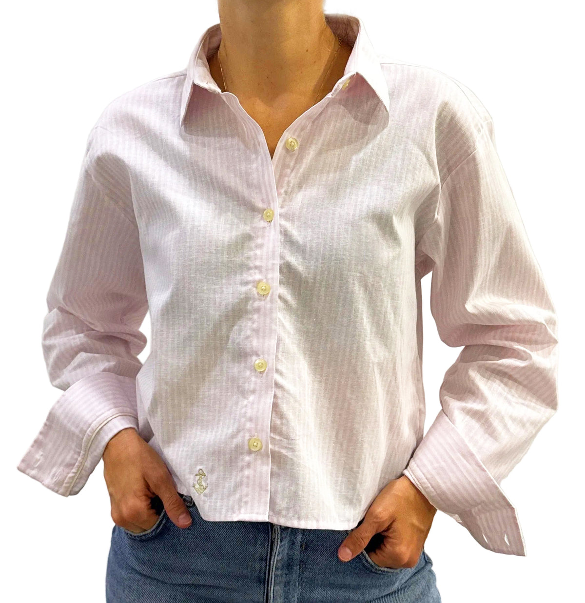Blusa Rayas Rosadas
