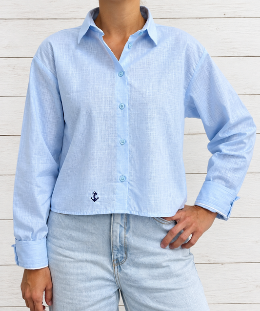 Light Blue Blouse