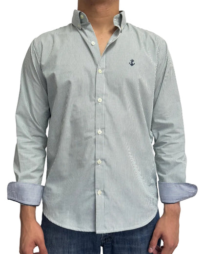 Camisa Rayas Verde