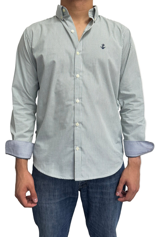 Camisa Rayas Verde