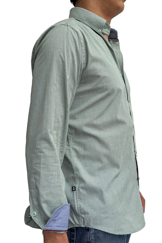 Camisa Punteado Verde